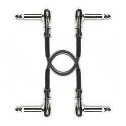 Xotic All-Brass Patch Cable 6 inch - 2x