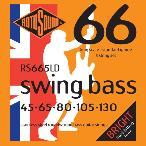 Rotosound RS665LD Swing Bass 66 5-string Stainless Steel