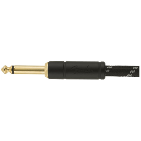 Fender Deluxe Series Instrument Cable 5', Black Tweed