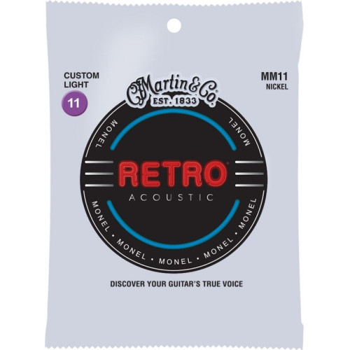 Martin Retro Acoustic Strings Custom Light