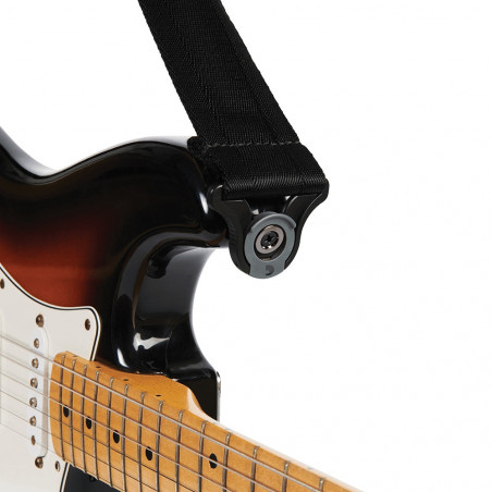 D’Addario Auto Lock Guitar Strap - Black