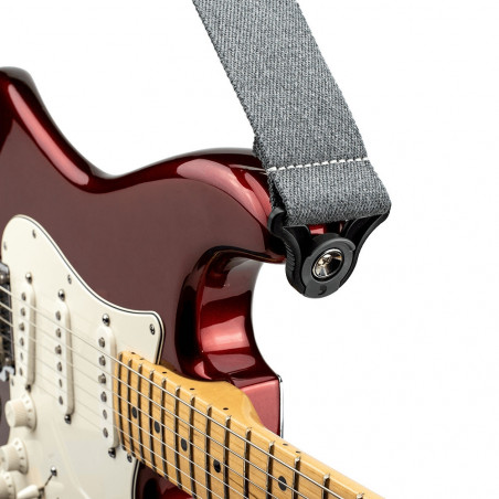 D’Addario Auto Lock Guitar Strap - Skater Grey
