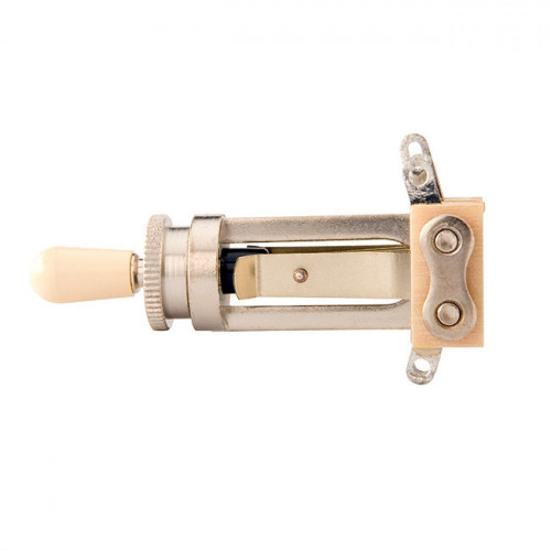 Gibson Gear Straight Type Toggle Switch - Creme Cap