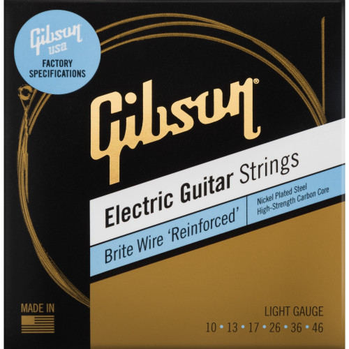 Gibson Gear Brite Wires 'Reinforced' Electric Guitar Strings 10-46