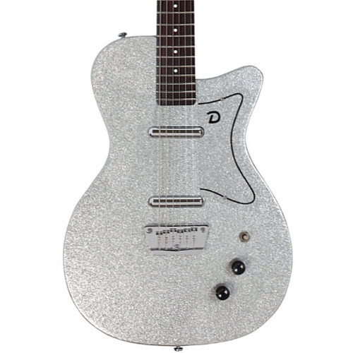 Danelectro Baritone - Silver Metal Flake