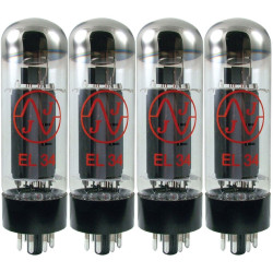 JJ Electronic EL34 Matched Quartet