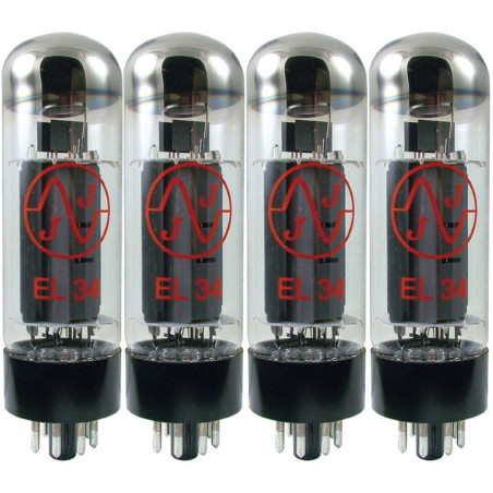 JJ Electronic EL34 Matched Quartet