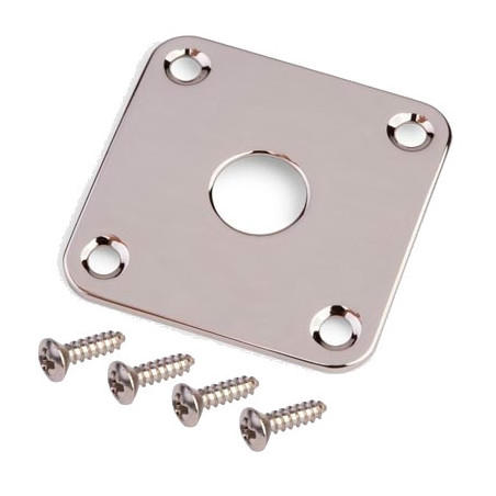 Gibson Gear Metal Jack Plate, Nickel