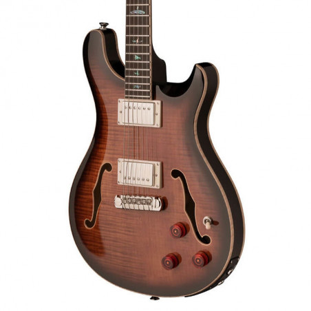 PRS SE Hollowbody II Piezo - Black Gold Burst