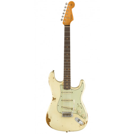 Fender Custom Shop 1959 Stratocaster Heavy Relic - Aged Olympic White
