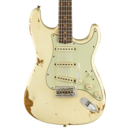 Fender Custom Shop 1959 Stratocaster Heavy Relic - Aged Olympic White
