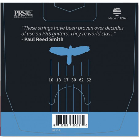 PRS Classic Light Top/Heavy Bottom Guitar Strings 10-52