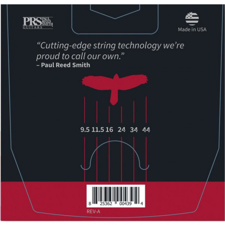 PRS Signature Custom Light Guitar Strings 9.5-44