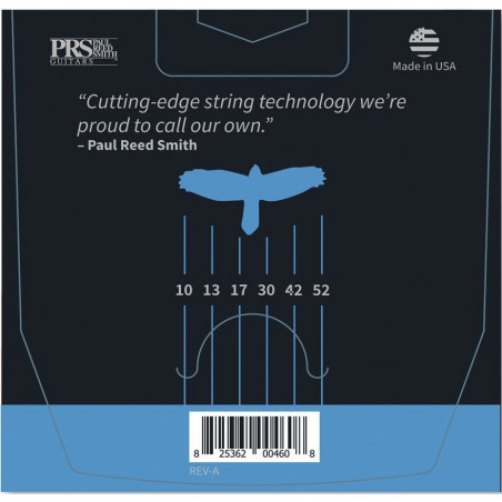PRS Signature Light Top/Hvy Bot Guitar Strings 10-52