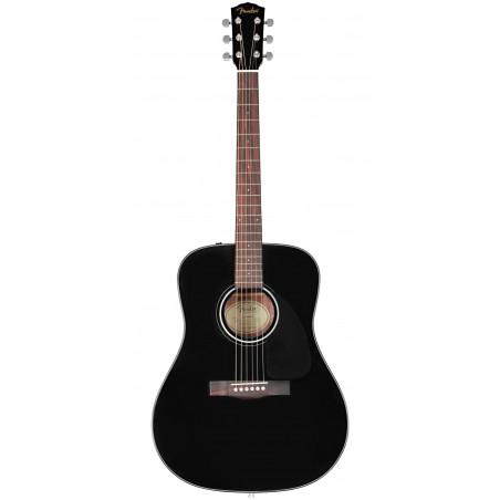 Fender CD-60 Dreadnought V3 w/Case - Black