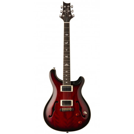 PRS SE Hollowbody II Fire Red Burst