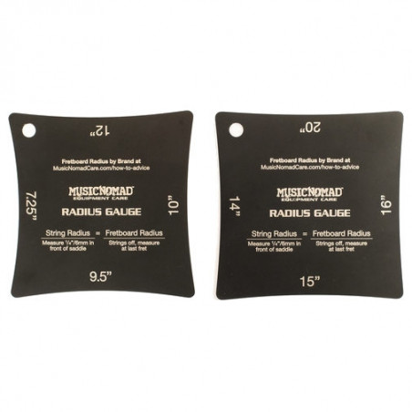 Music Nomad Precision Radius Gauge Set - 2 Pack