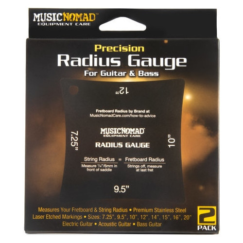 Music Nomad Precision Radius Gauge Set - 2 Pack
