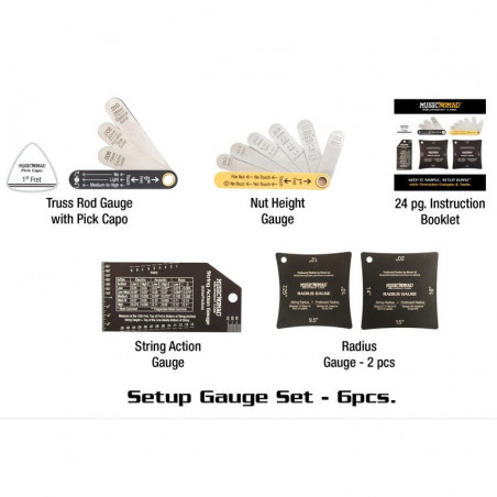 Music Nomad Precision Setup Gauge Set - 6 pc.