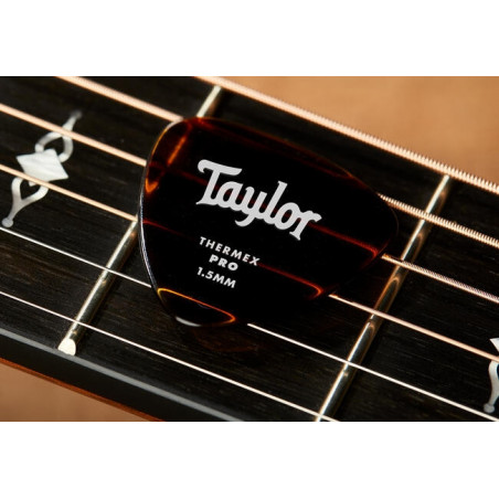 Taylor Premium 346 Thermex Pro Guitar Picks, Tortoise - 1.50mm, 6-Pack
