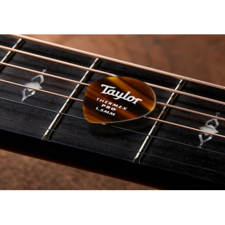 Taylor Premium 651 Thermex Pro Guitar Picks, Tortoise - 1.50mm, 6-Pack