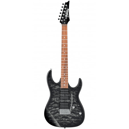 Ibanez GRX70QA Transparent Black Sunburst