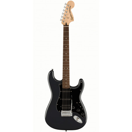 Squier Affinity Stratocaster HSS Pack, Charcoal, Gig Bag, 15G