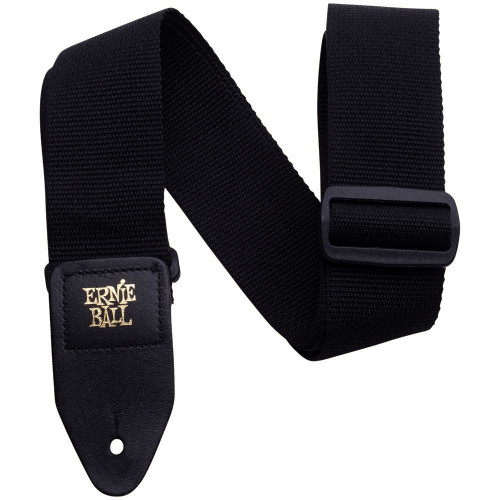 Ernie Ball Black Polypro Guitar Strap