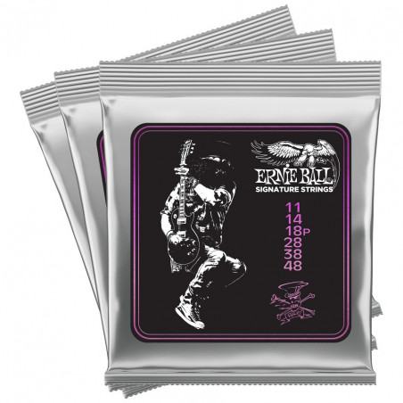 Ernie Ball Slash Signature String Set 3-Pack 11-48