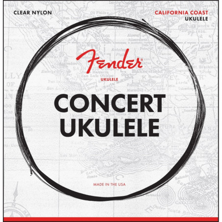 Fender California Coast Concert Ukulele Strings