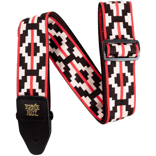 Ernie Ball Ristra Red Jacquard Strap