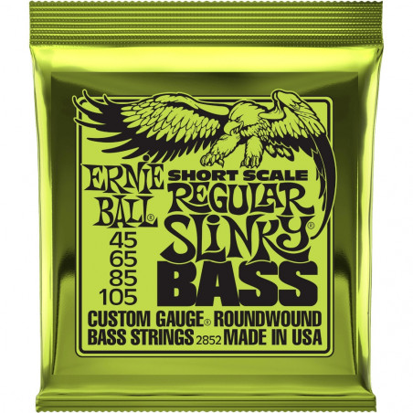 Ernie Ball Regular Slinky Nickel Wound Short Scale Bass Strings