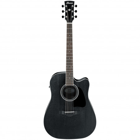 Ibanez Artwood AW84CE - Weathered Black Open Pore