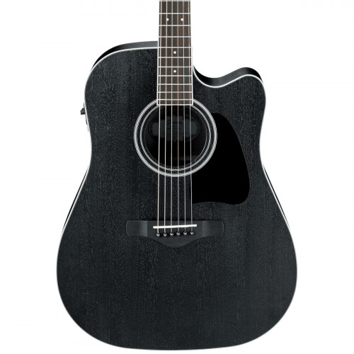 Ibanez Artwood AW84CE - Weathered Black Open Pore