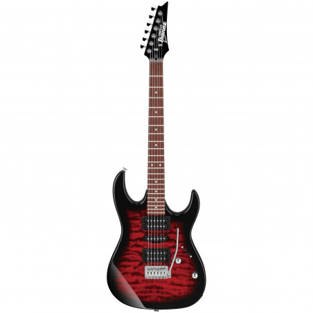 Ibanez GRX70QA - Transparent Red Burst