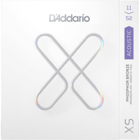 D'Addario Acoustic Guitar Strings XSAPB1152 Custom Light
