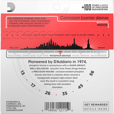 D'Addario EJ17 13-56 Medium