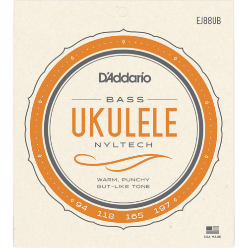 D'Addario EJ88UB Nyltech Ukulele, Bass