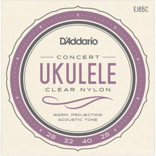 D’Addario EJ65C Pro-Arté Custom Extruded Ukulele, Concert