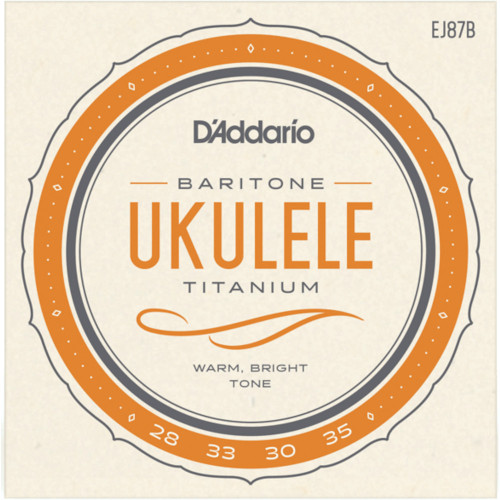 D’Addario EJ87B Titanium Ukulele, Baritone