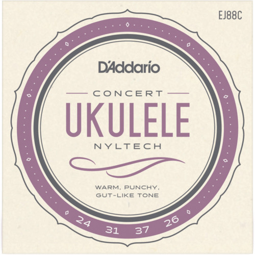 D’Addario EJ88C Nyltech Ukulele, Concert