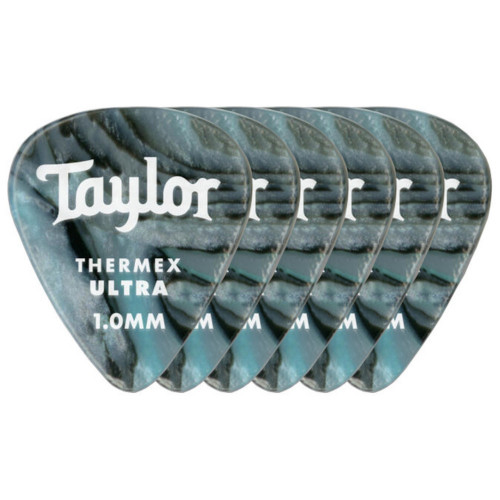 Taylor Premium 351 Thermex Guitar Picks, Abalone, 1.0mm, 6-Pack