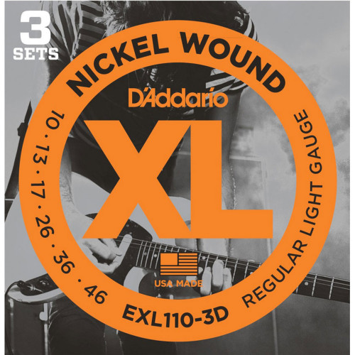 D'Addario EXL110 3 sets