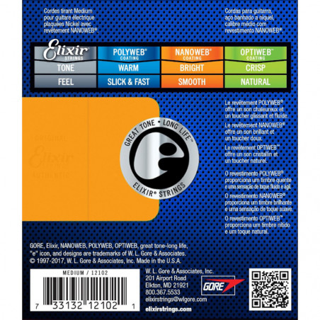 Elixir 011-049 Nanoweb Electric
