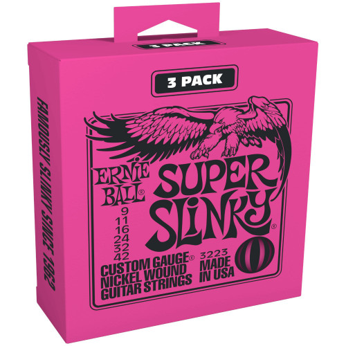 Ernie Ball 3223 Nickel Super Slinky 3 Pack