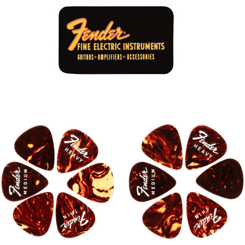 Fender Fine Electric Pick Tin (12)