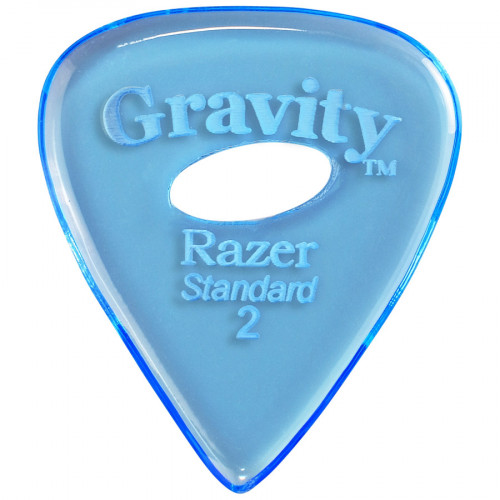 Gravity Picks Razer Standard 2mm Azul c/ Elipse