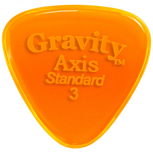 Gravity Picks Axis Standard 3mm Orange