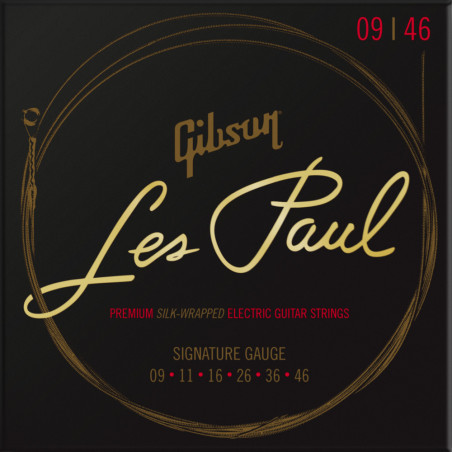 Gibson Gear Les Paul Premium Electric Guitar Strings 09-46