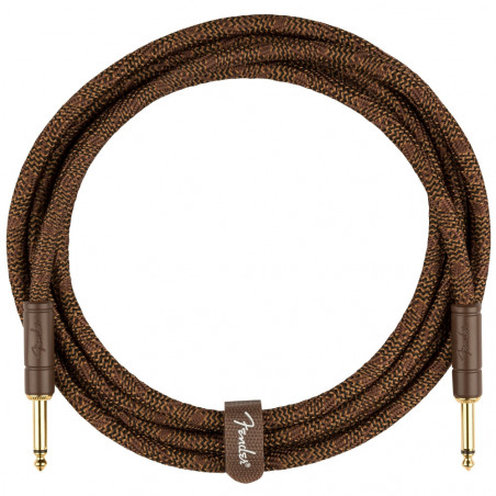 Fender Paramount 10' Acoustic Instrument Cable, Brown